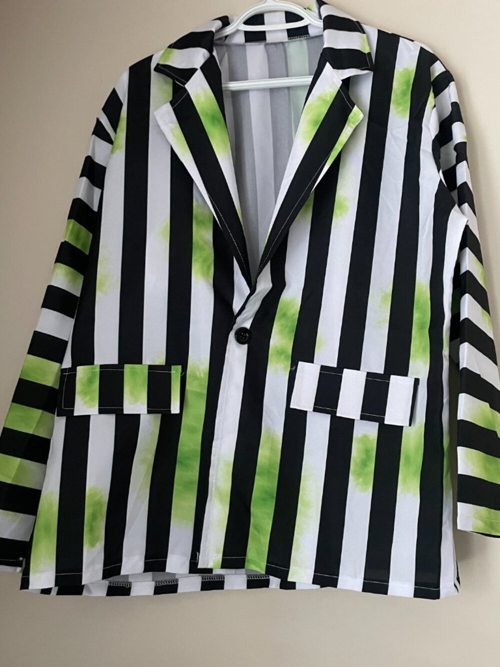 Beetlejuice Inspired Striped Suit Set